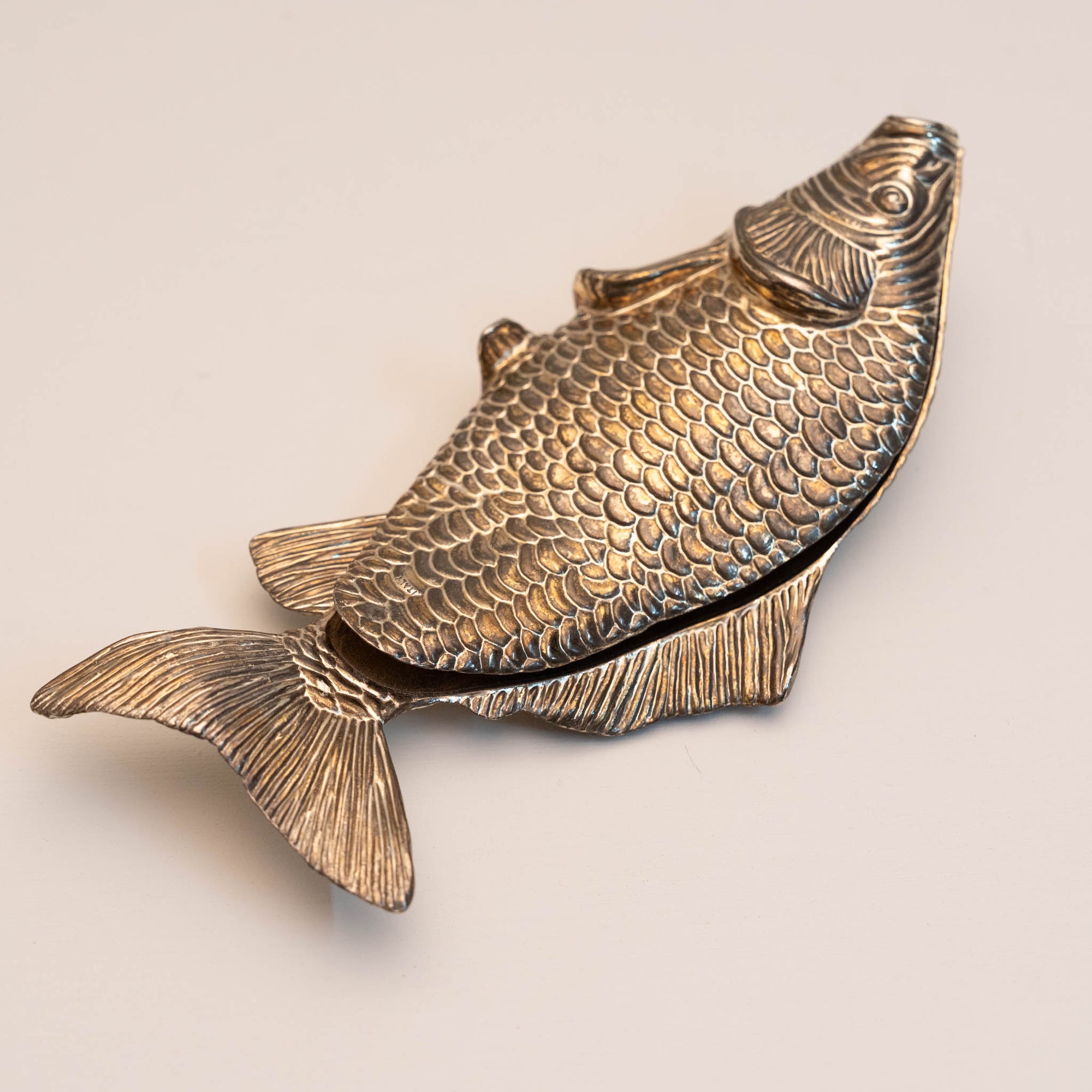 Silver-Plated Fish Napkin Holder