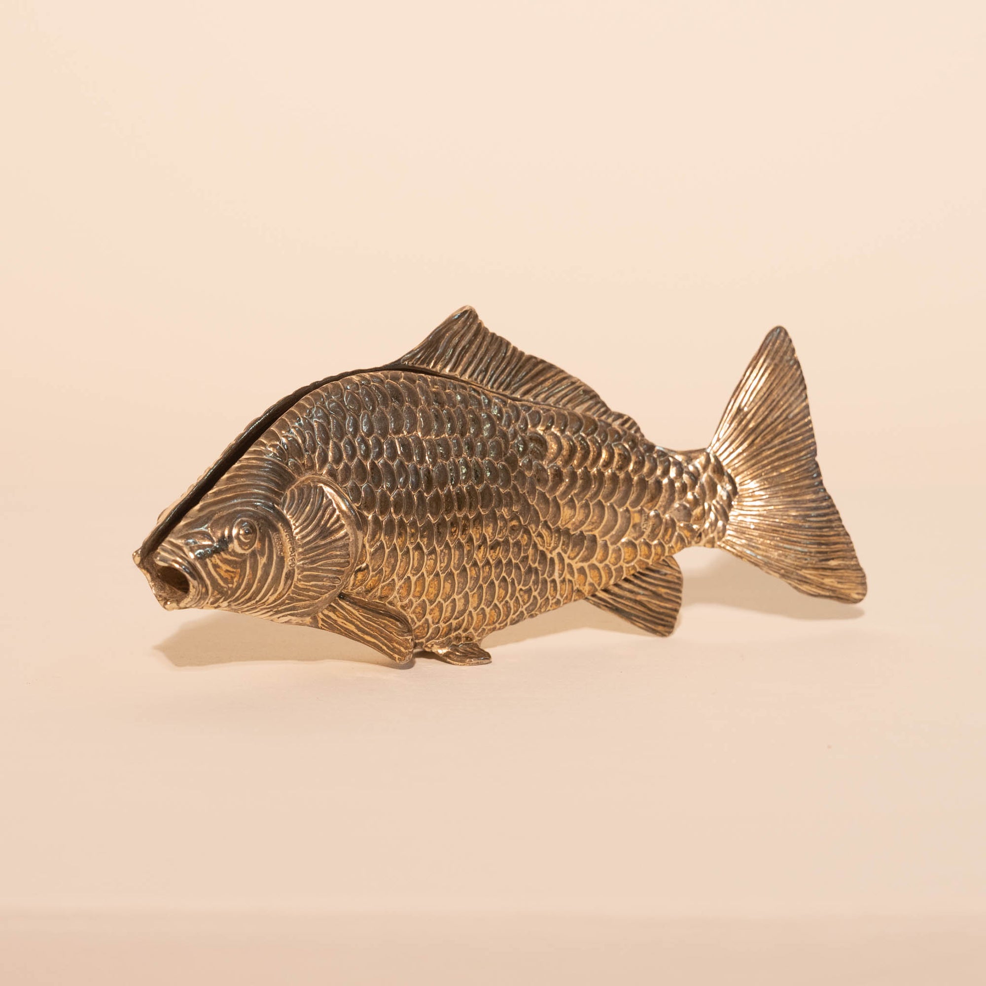 Silver-Plated Fish Napkin Holder