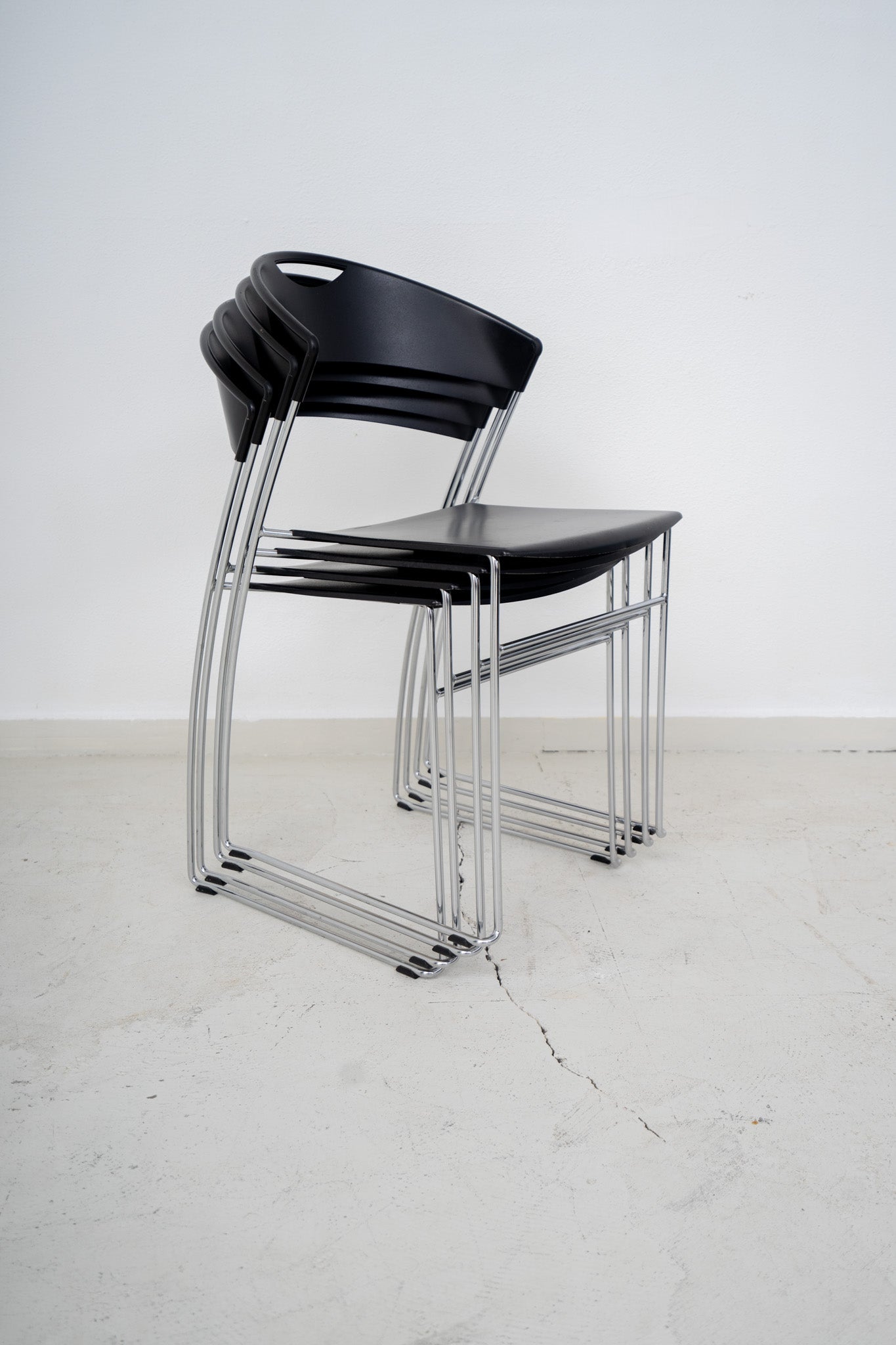1990s STACKABLE BALERI CHAIRS (4)