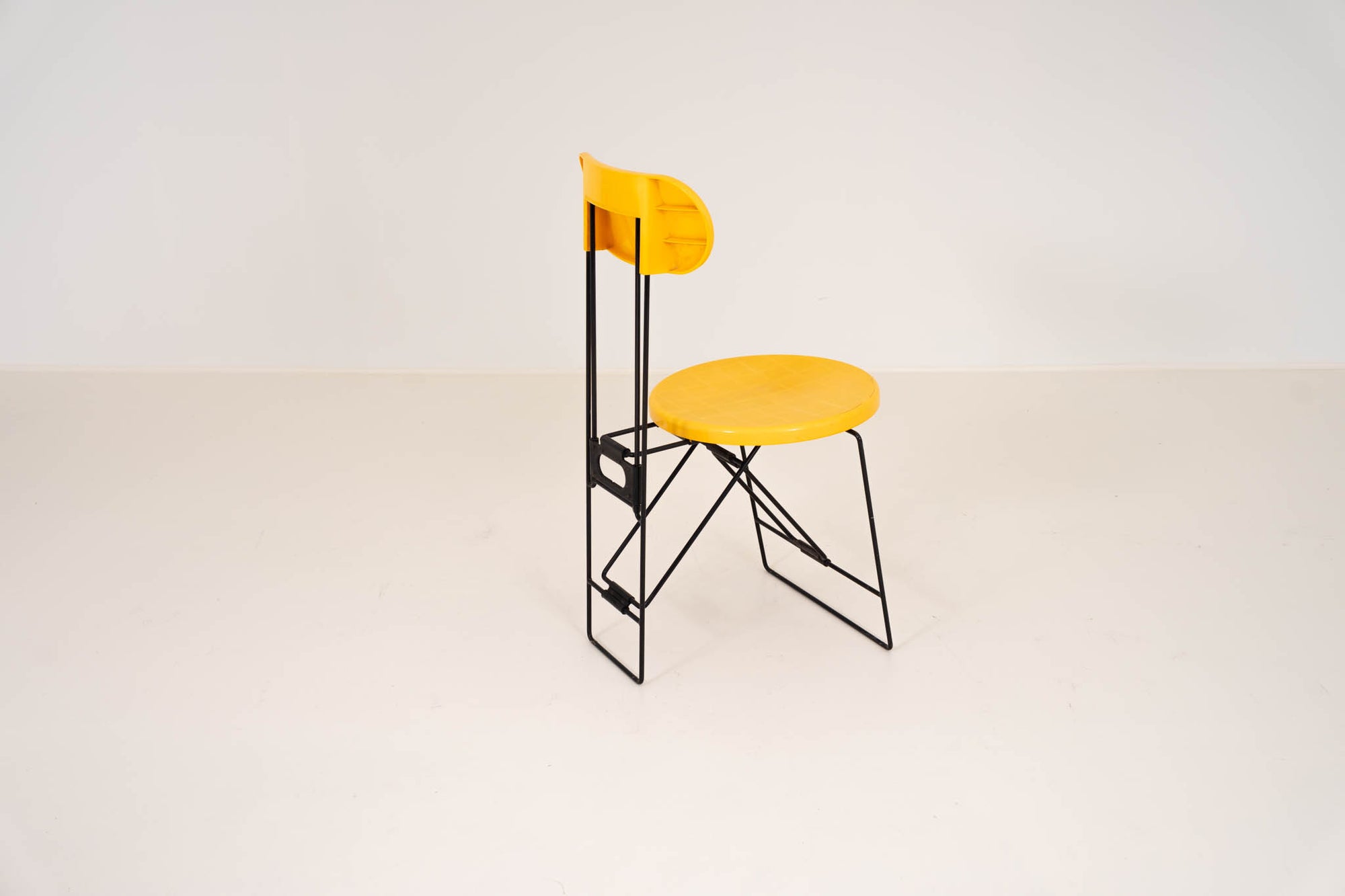 Cricket Chair by Andries Van Onck – Dark Yellow (small crack in the seat )