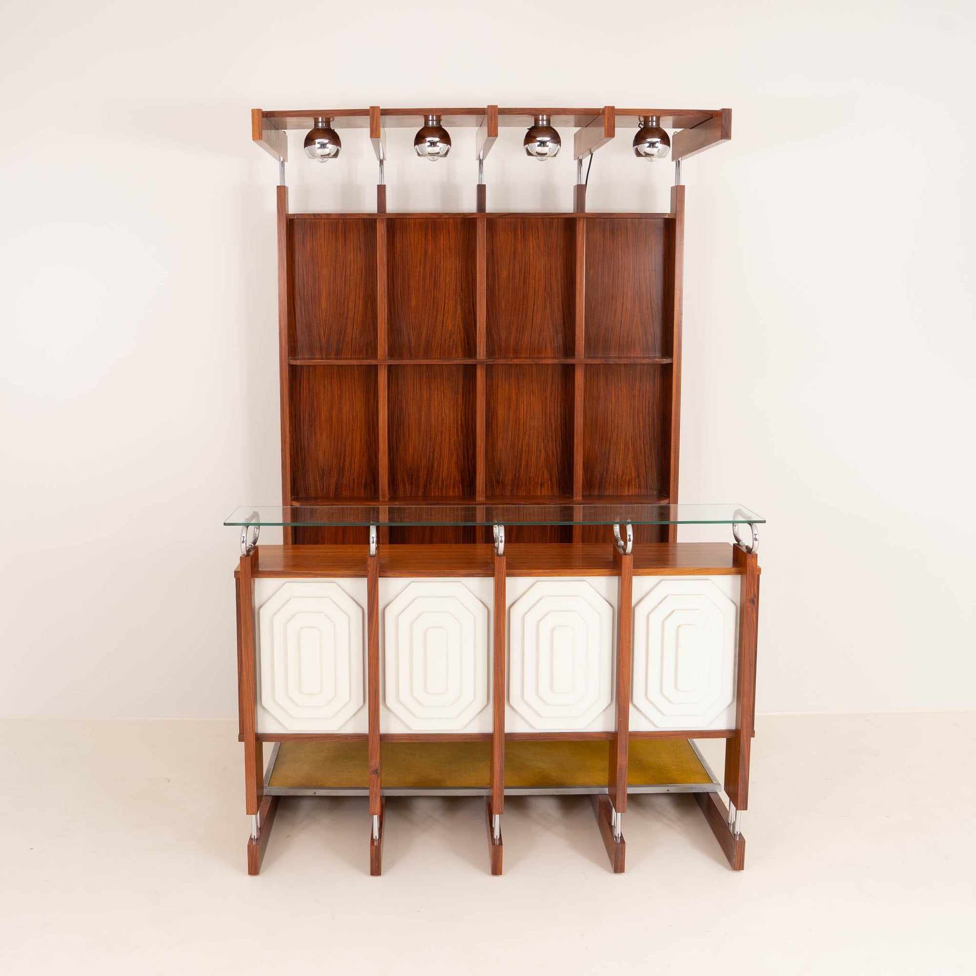 Rare Italian Bar Unit with Stools