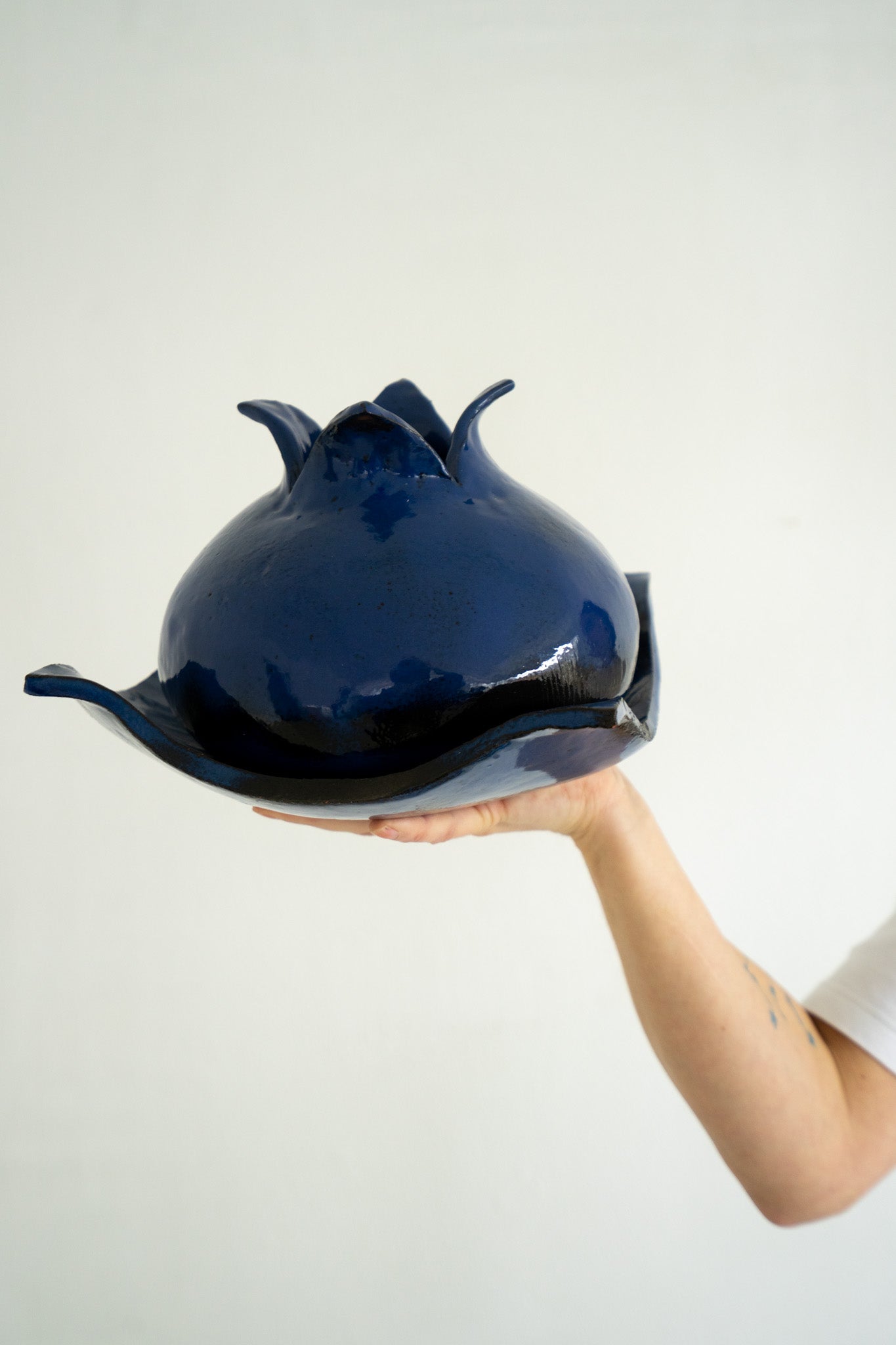 BLUEBERRY VASE AND COASTER