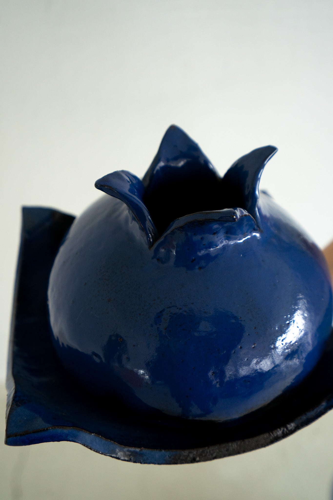 BLUEBERRY VASE AND COASTER