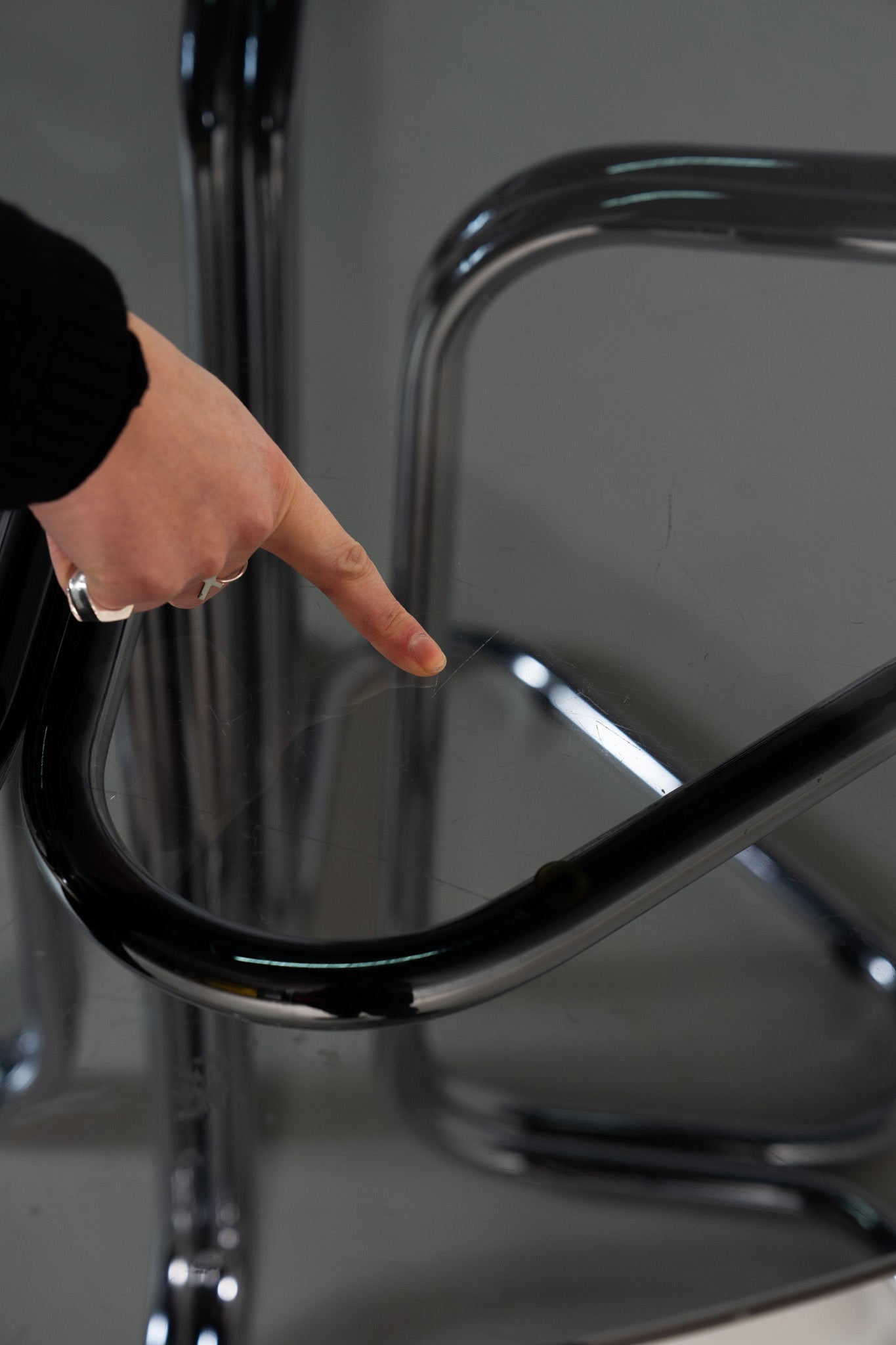 'FOUR LEAF CLOVER' GLASS DINING TABLE