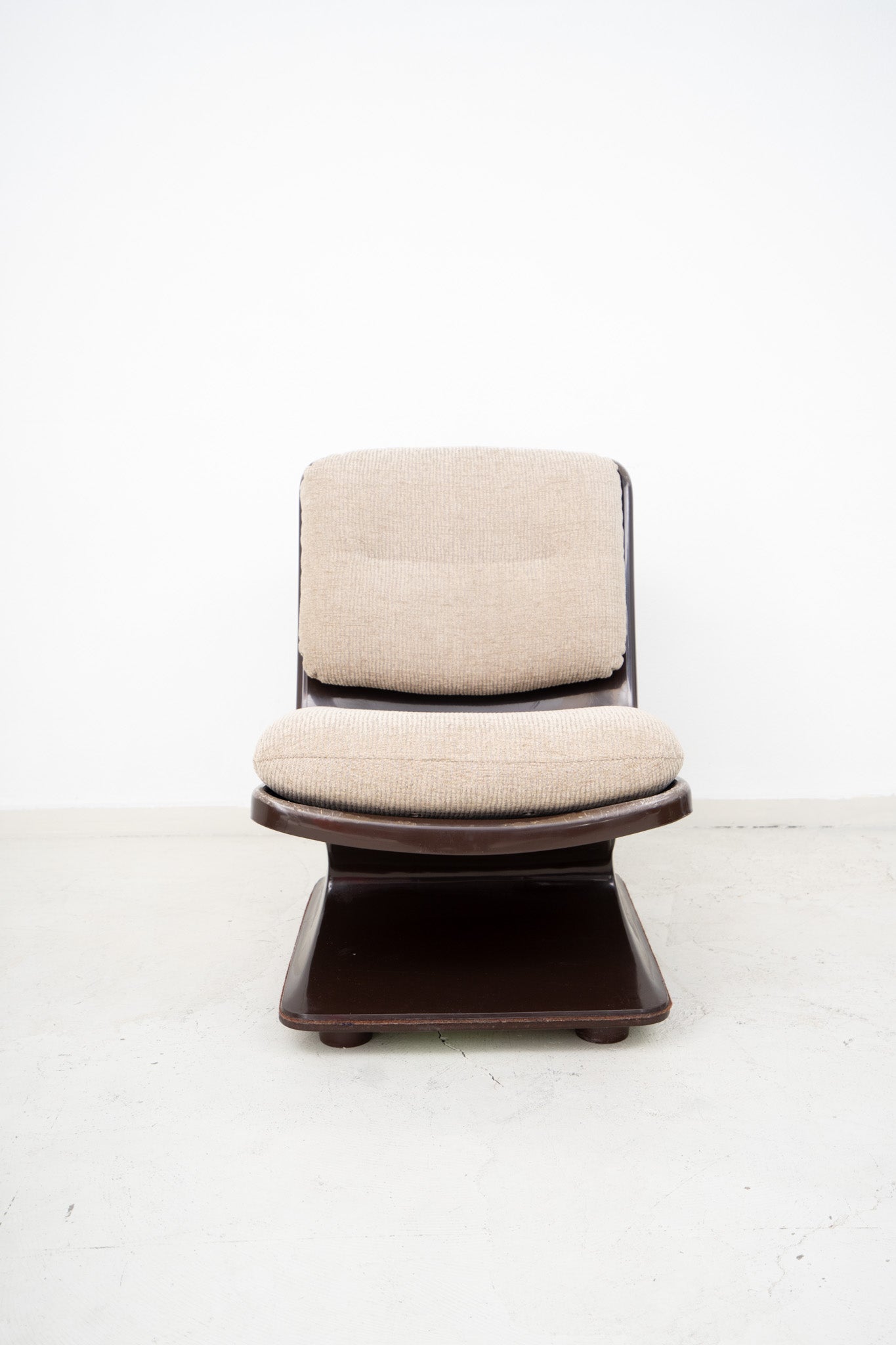 SPACE AGE ARMCHAIR BY ALBERT JACOB FOR GROSFILLEX (sold as seen)
