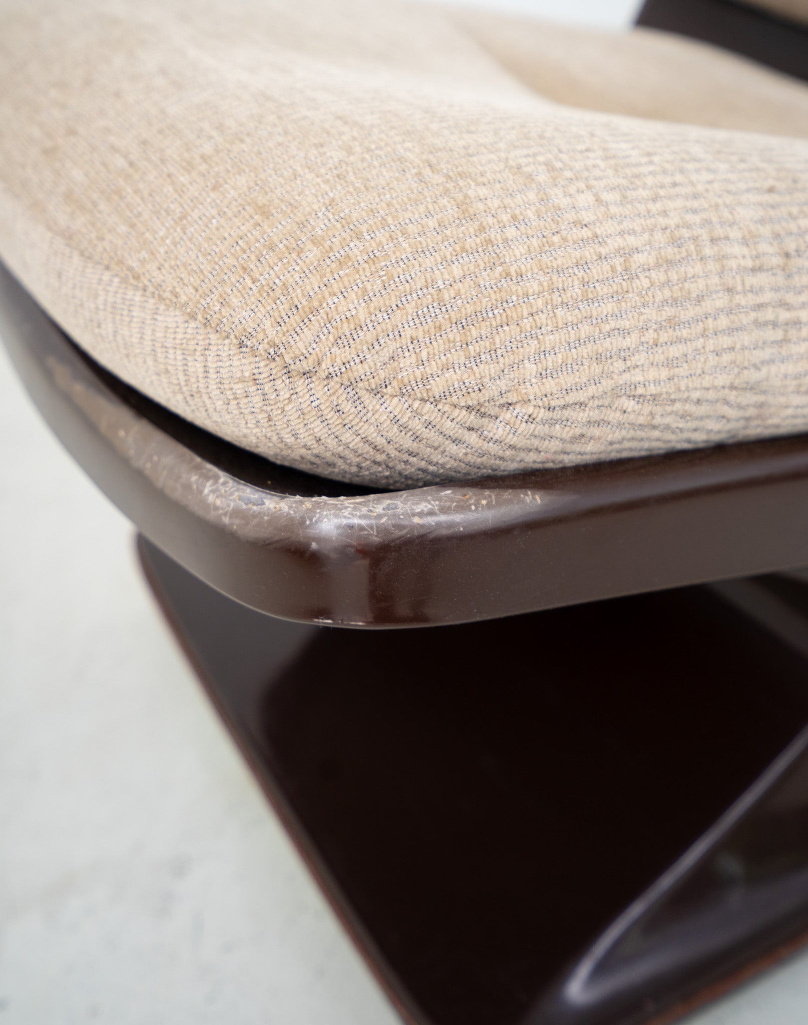 SPACE AGE ARMCHAIR BY ALBERT JACOB FOR GROSFILLEX (sold as seen)