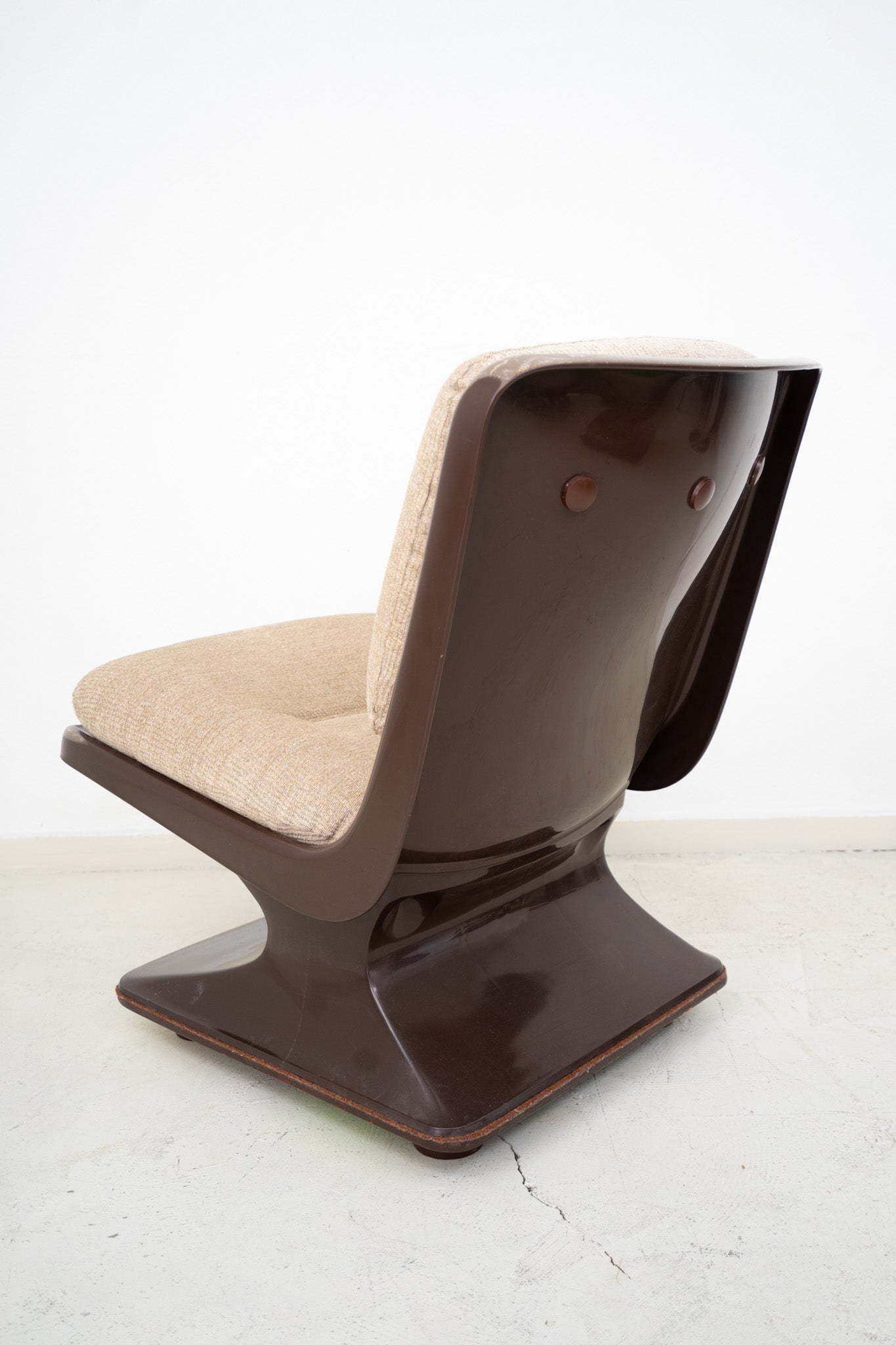 SPACE AGE ARMCHAIR BY ALBERT JACOB FOR GROSFILLEX (sold as seen)