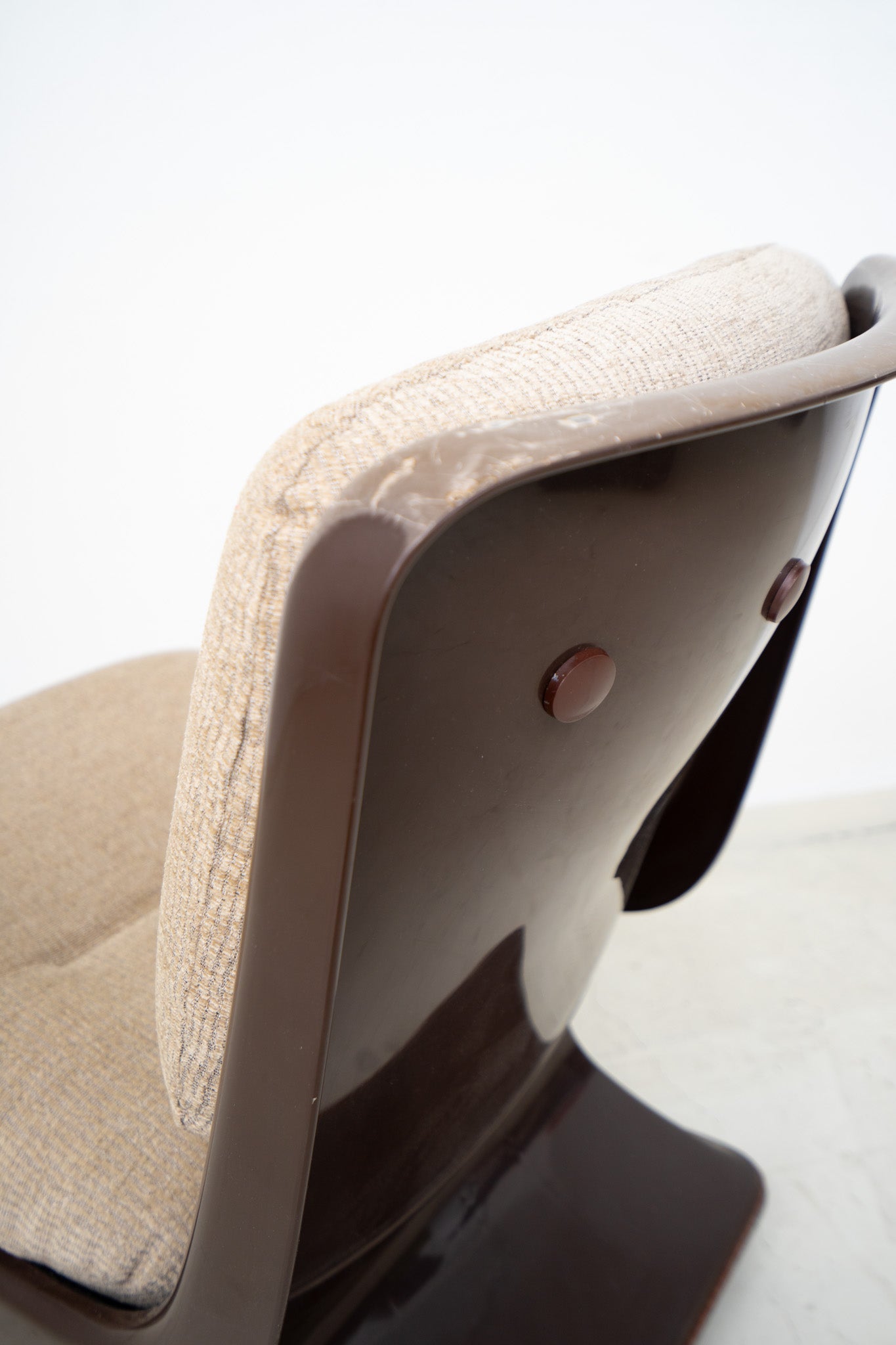 SPACE AGE ARMCHAIR BY ALBERT JACOB FOR GROSFILLEX (sold as seen)