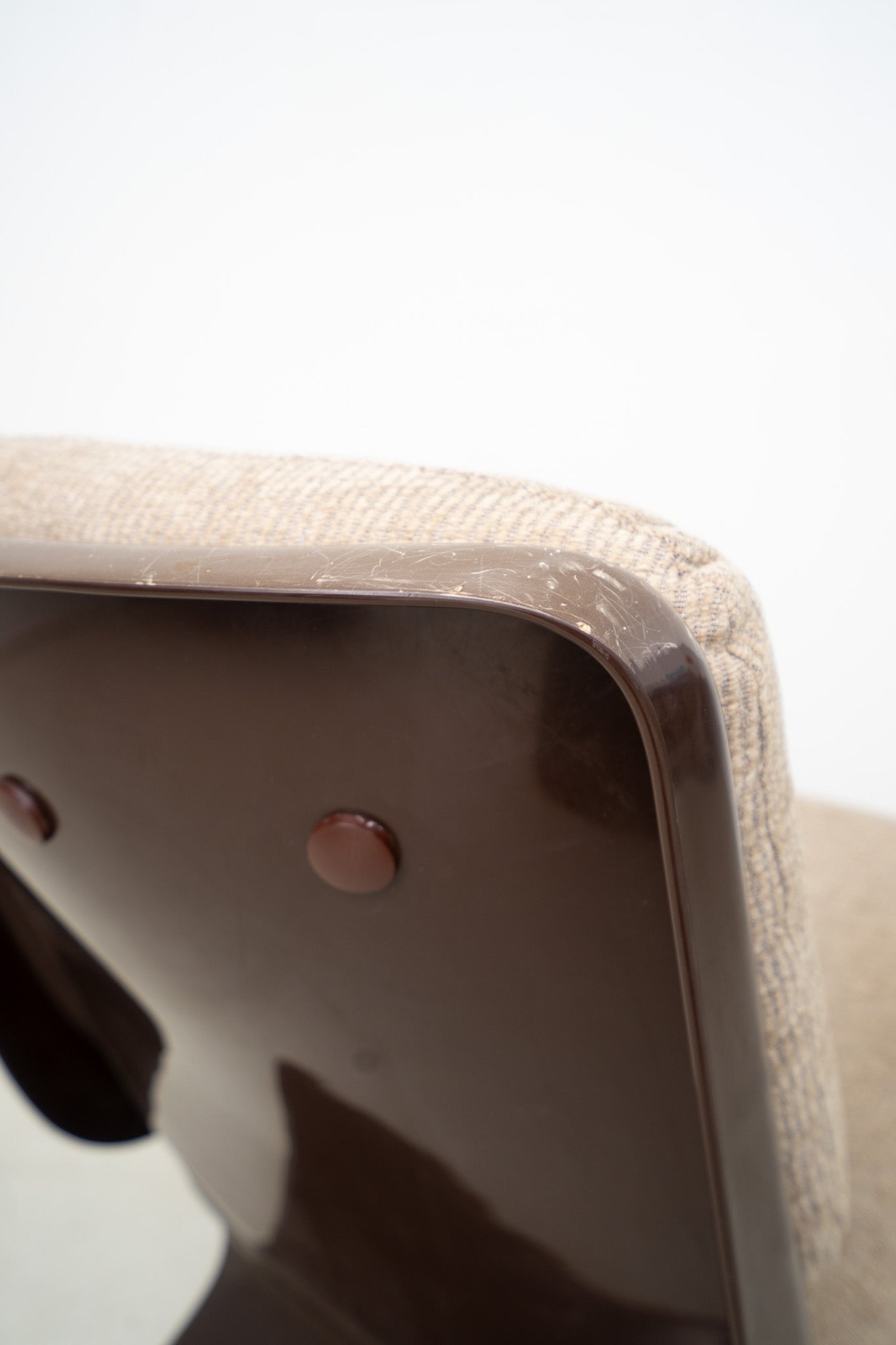 SPACE AGE ARMCHAIR BY ALBERT JACOB FOR GROSFILLEX (sold as seen)