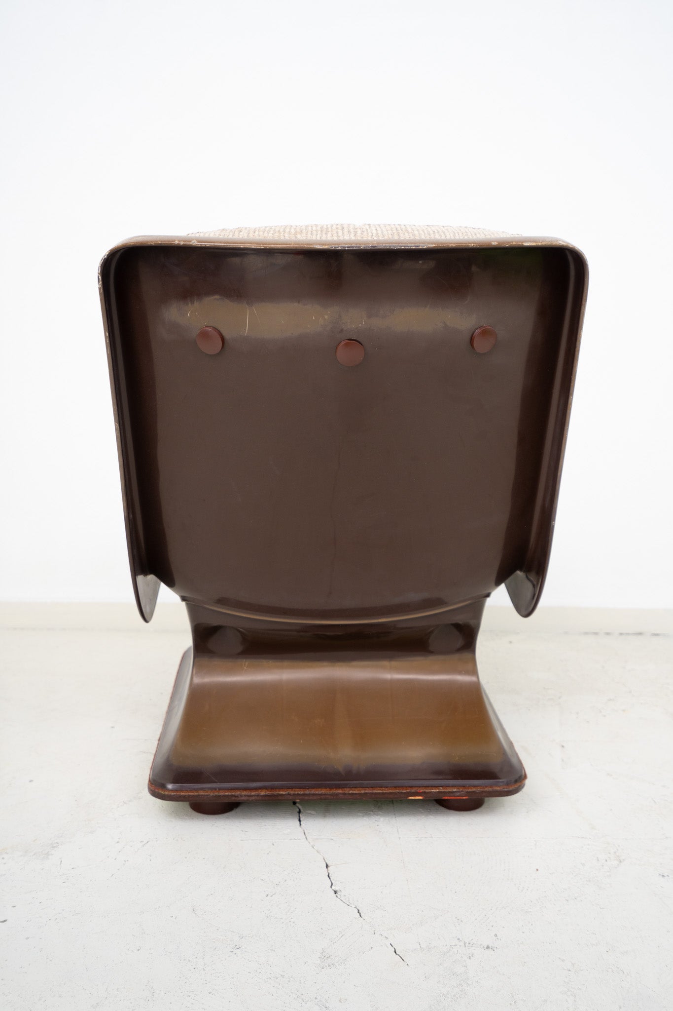 SPACE AGE ARMCHAIR BY ALBERT JACOB FOR GROSFILLEX (sold as seen)