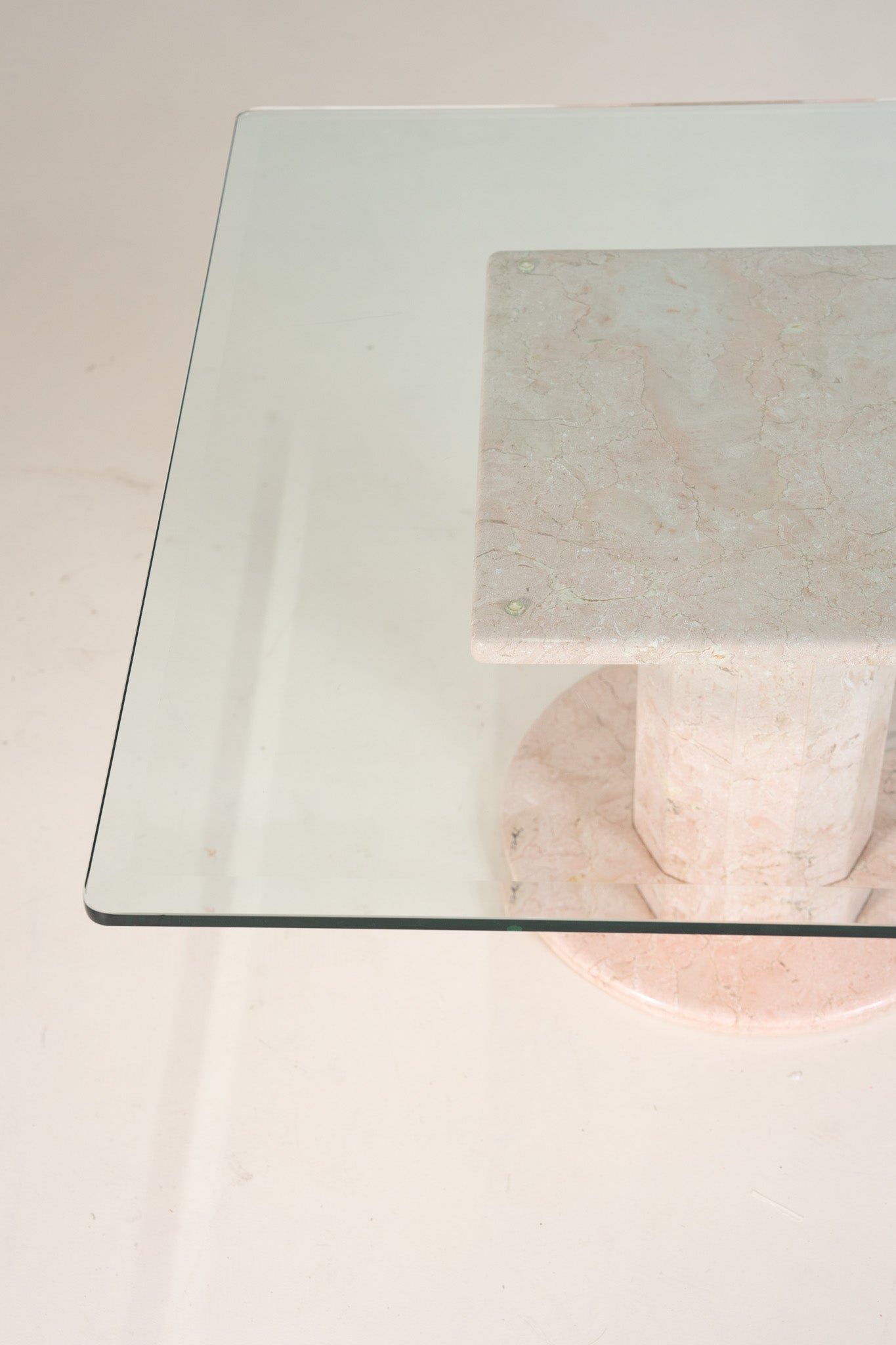SOFT PINK COFFEE TABLE