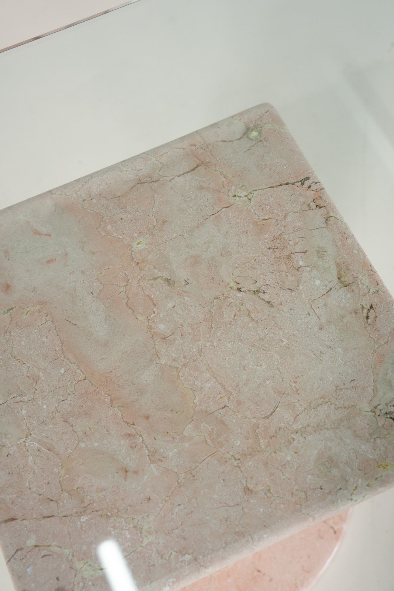 SOFT PINK COFFEE TABLE