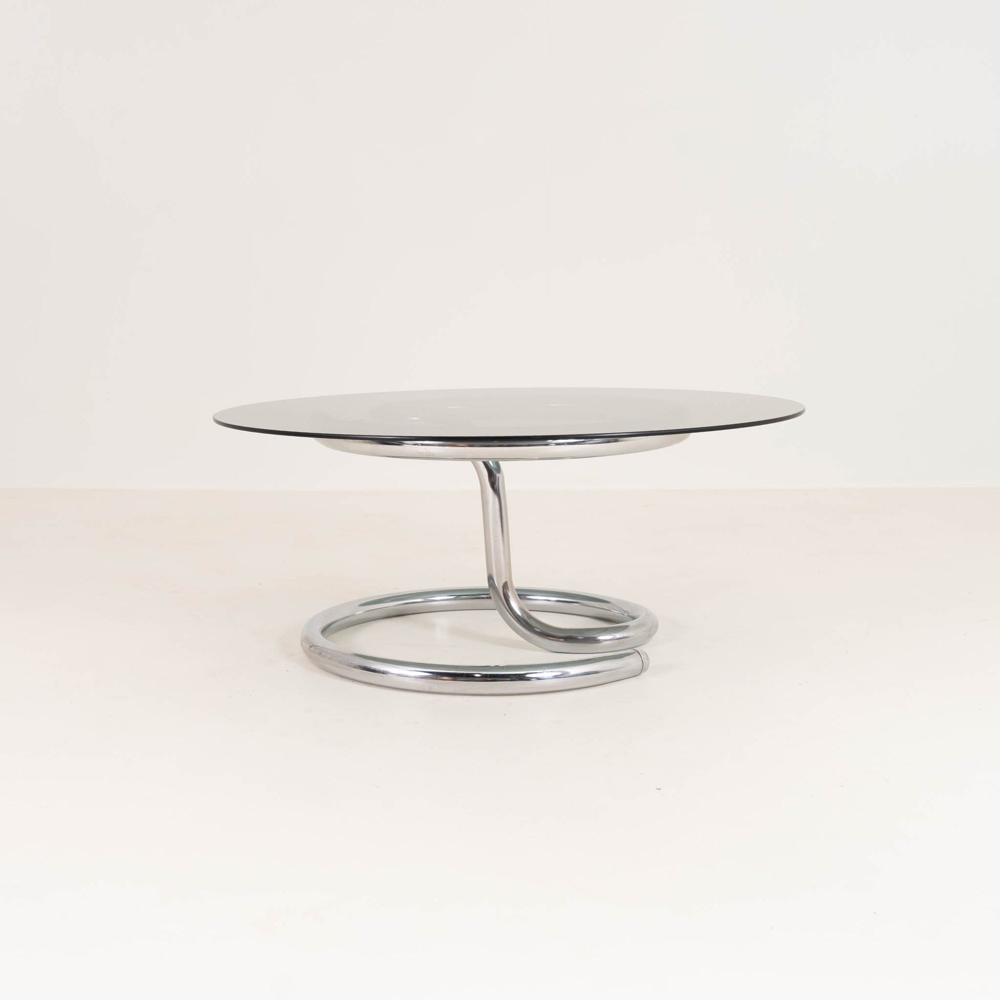 Anaconda coffee table Chrome & Smoked Glass