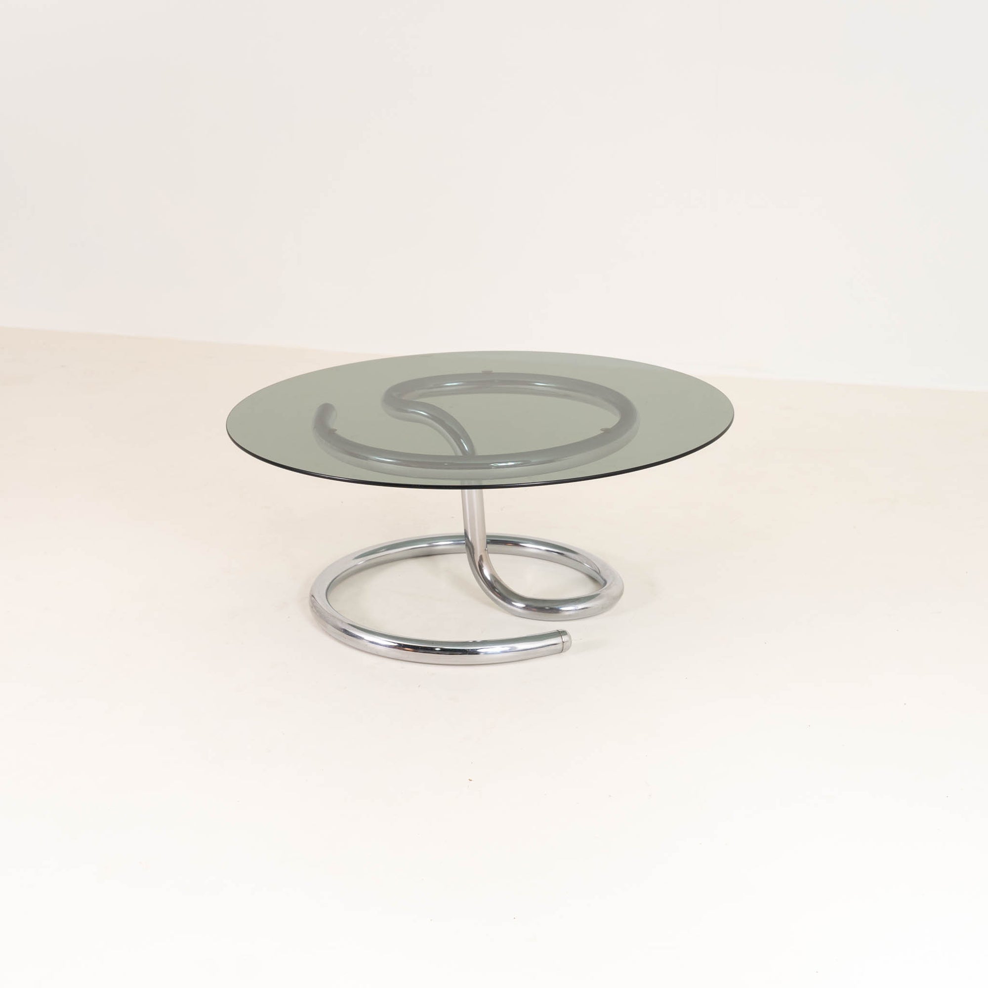Anaconda coffee table Chrome & Smoked Glass