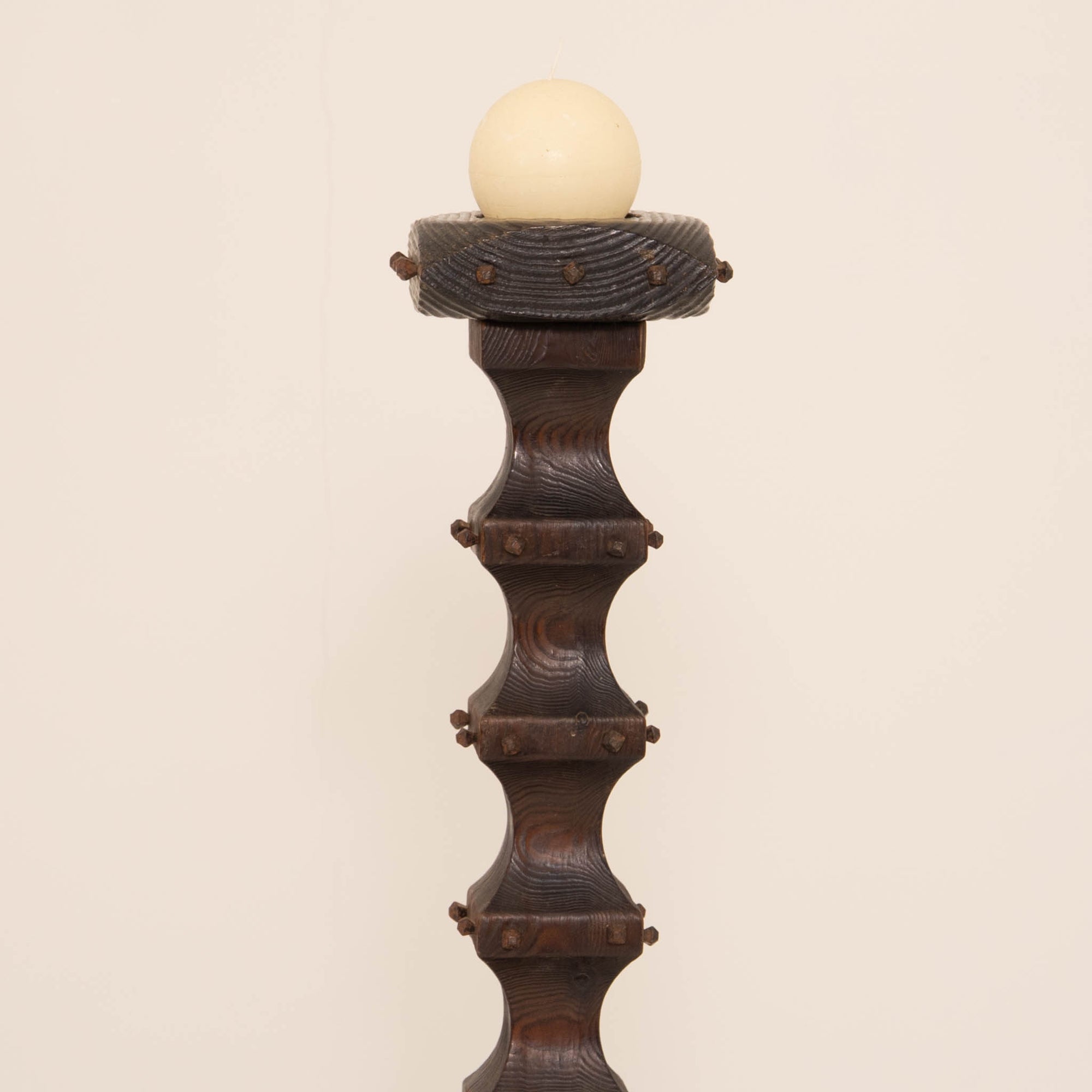 Spanish Colonial Wooden Torchere