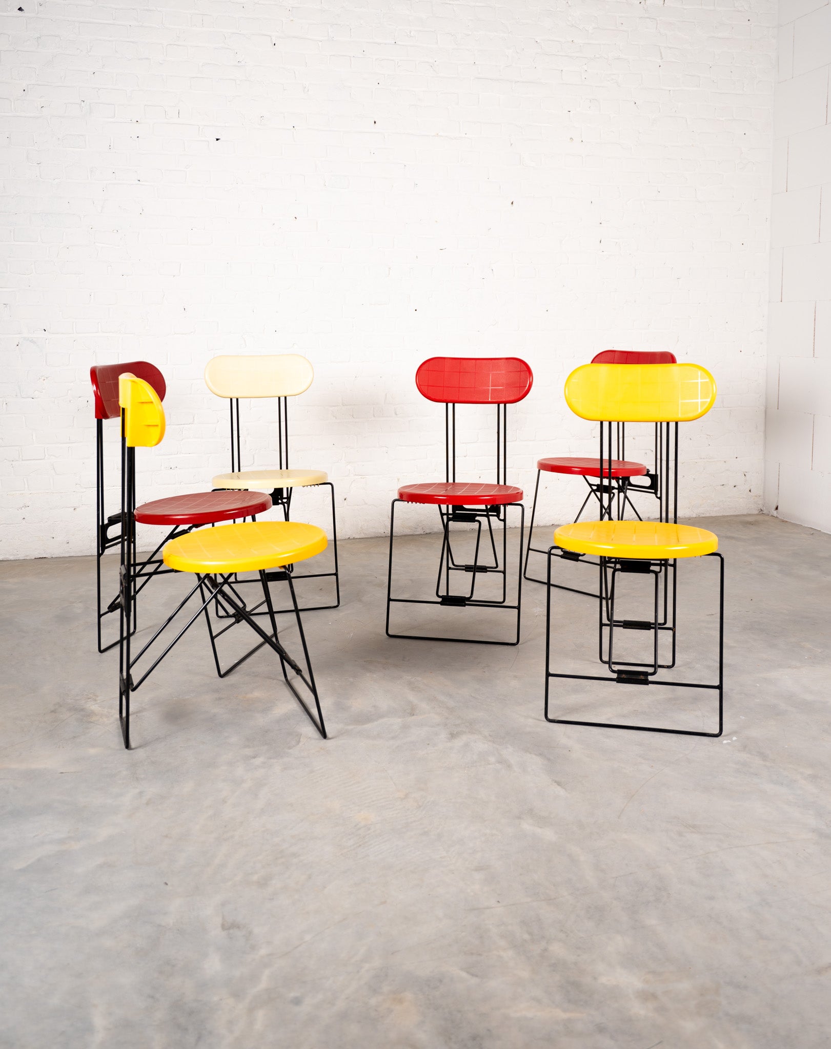 'CRICKET' FOLDING CHAIRS BY ANDRIES  VAN ONCK FOR MAGIS