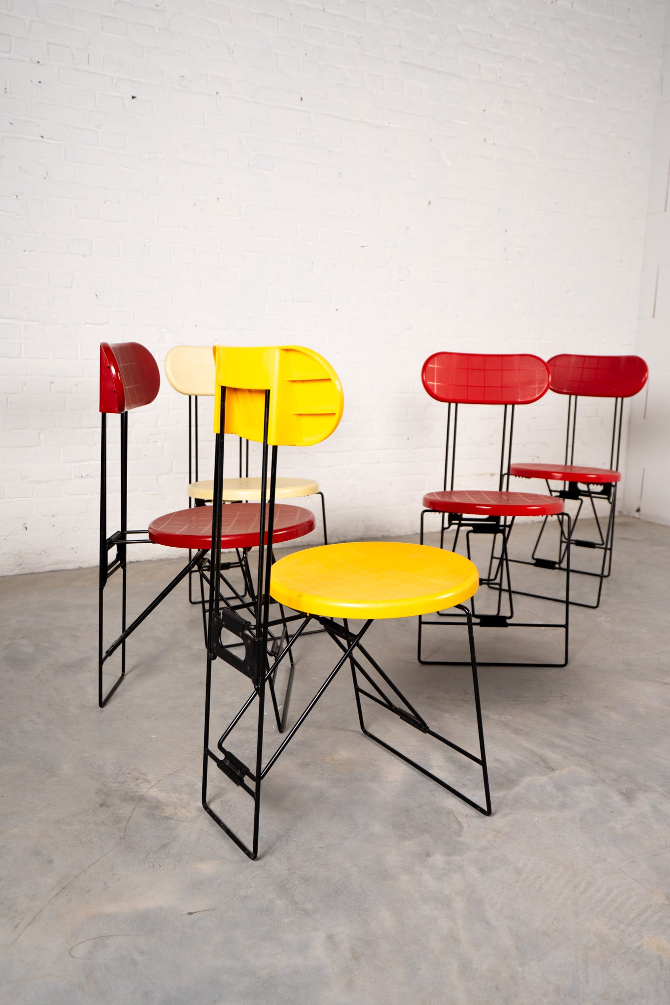 'CRICKET' FOLDING CHAIRS BY ANDRIES  VAN ONCK FOR MAGIS