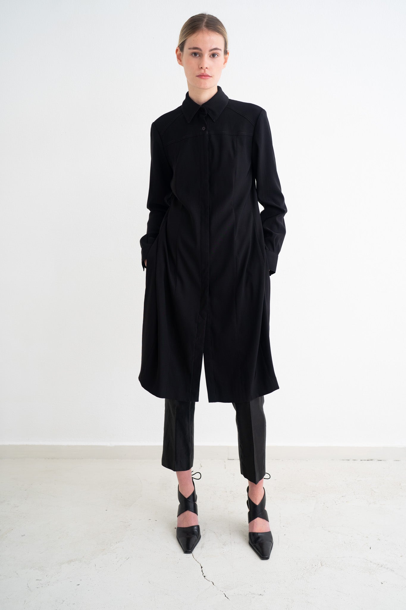 BUTTON DOWN BLAZER/DRESS BY ZNJ