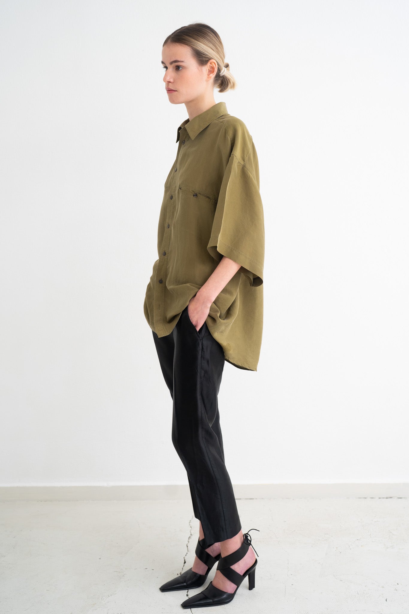 SILK OVERSIZED BLOUSE BY CACHAREL