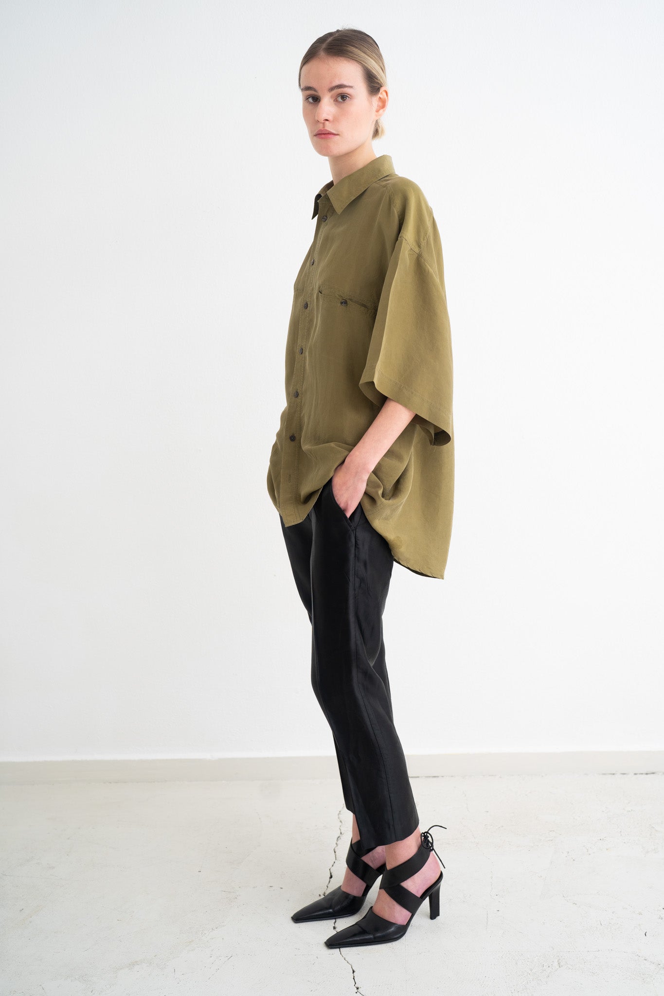 SILK OVERSIZED BLOUSE BY CACHAREL