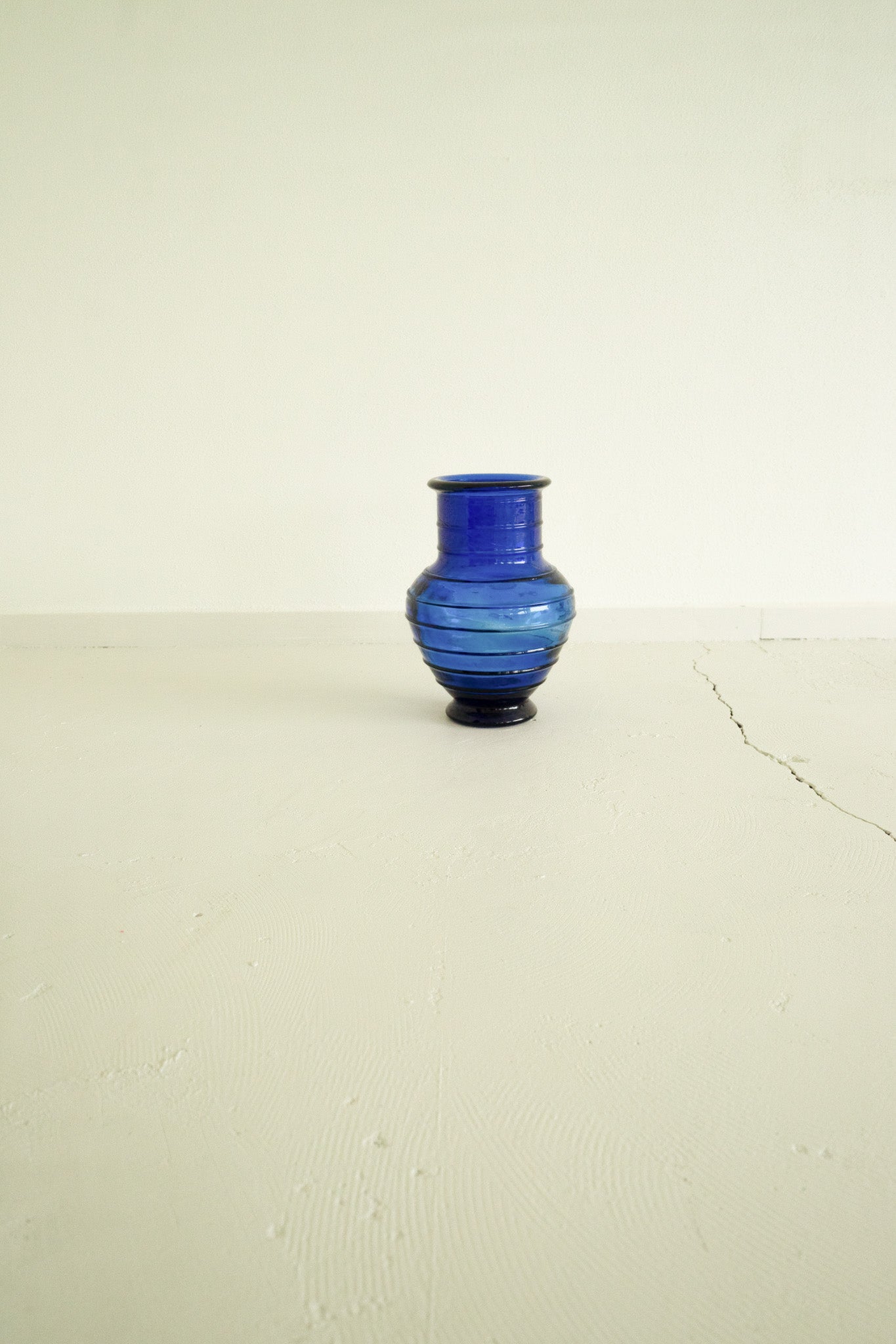 COBALT BLUE FLOOR VASE
