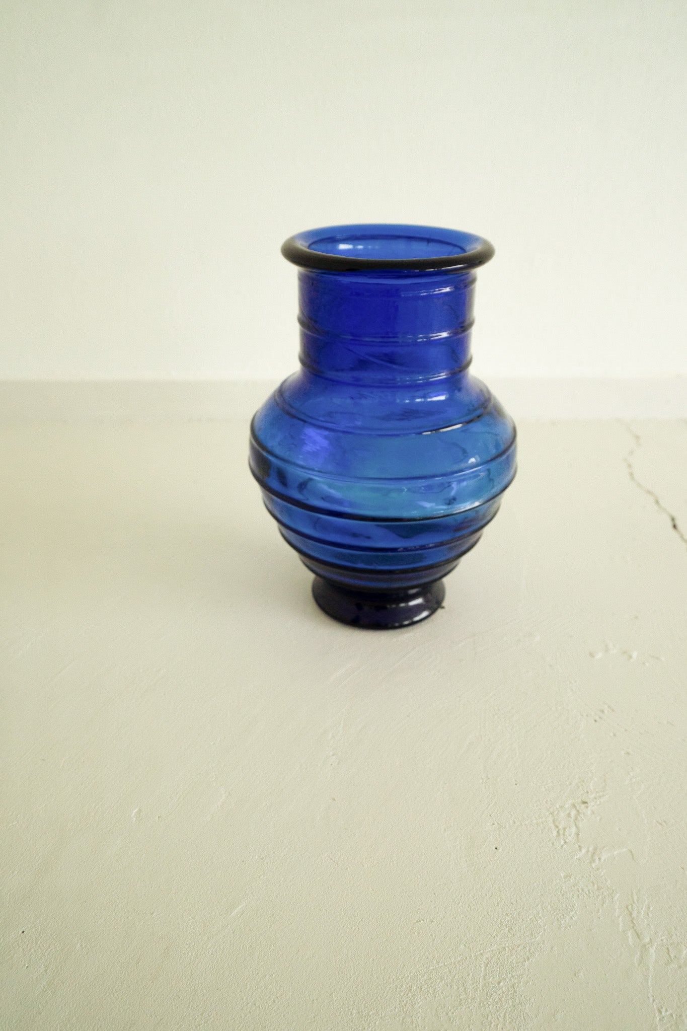 COBALT BLUE FLOOR VASE