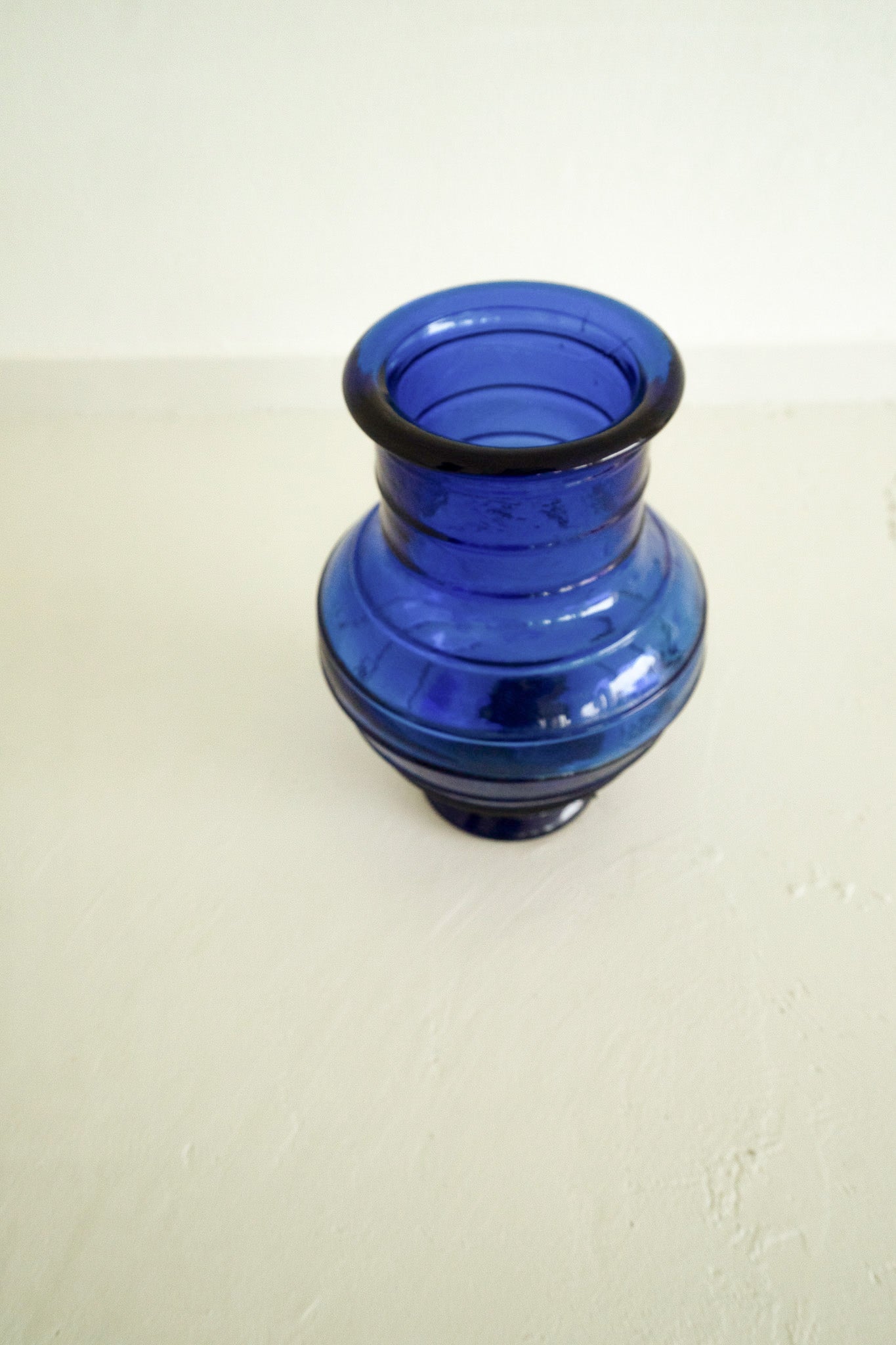 COBALT BLUE FLOOR VASE