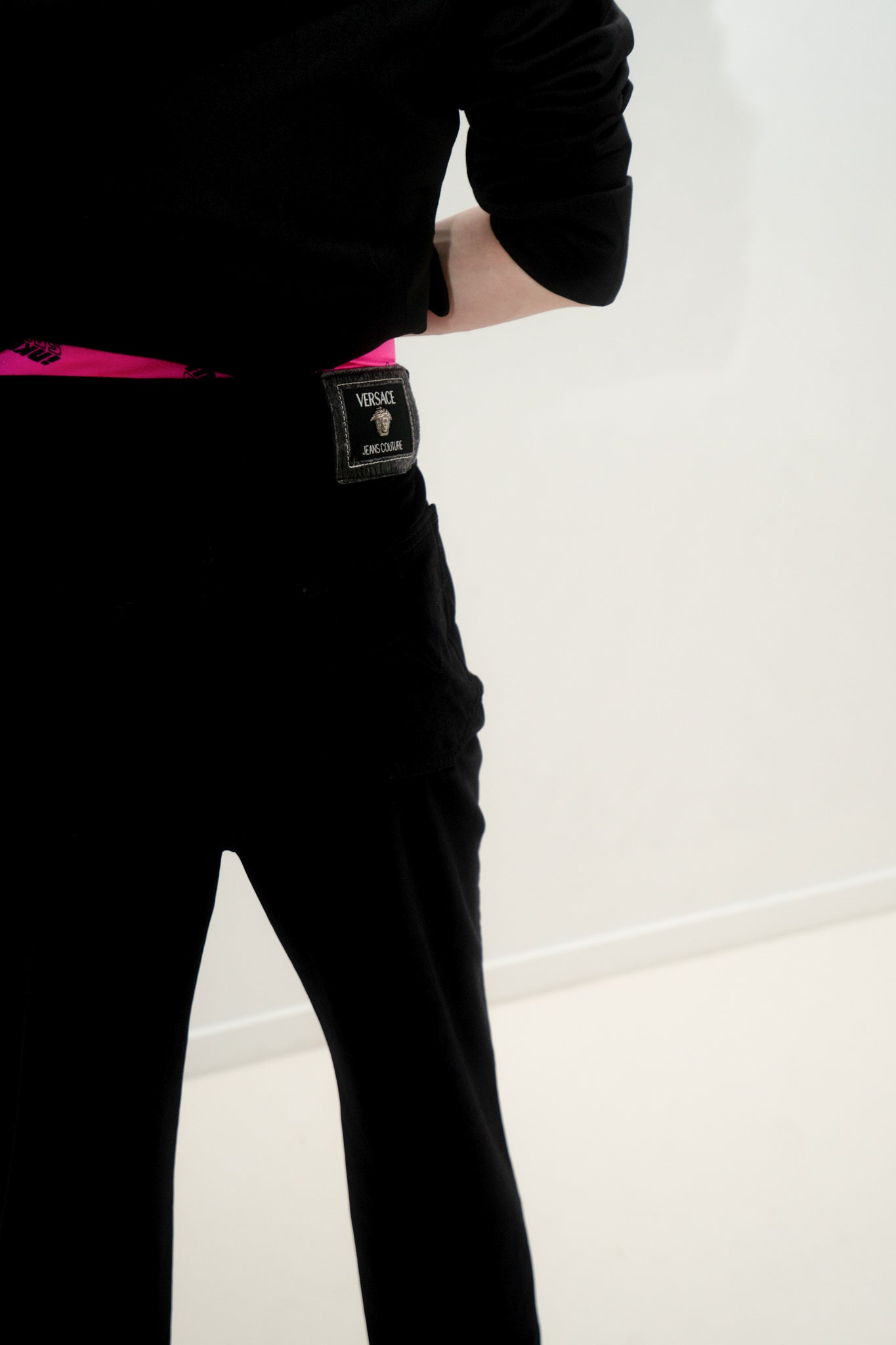 VELVET CROPPED JEANS